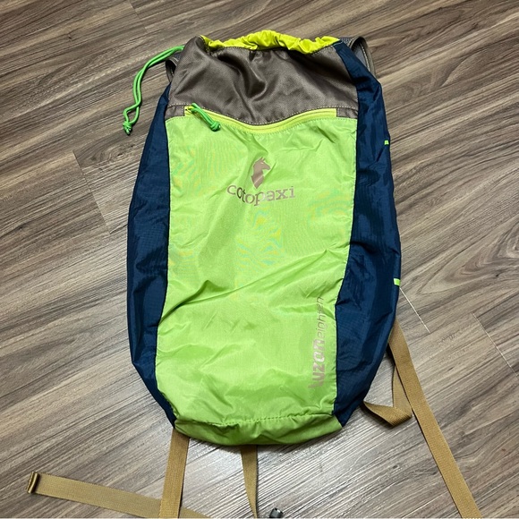 cotopaxi Handbags - Cotopaxi Lime Green and Navy Backpack